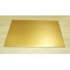 Podkład złoty prostokątny fala 40 x 60 cm